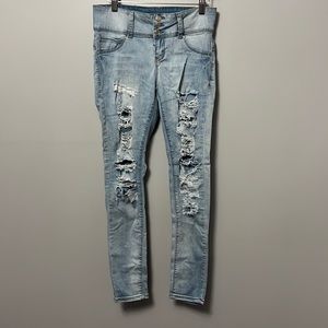 SWS Denim Distressed Lightwash Jeans Size 9